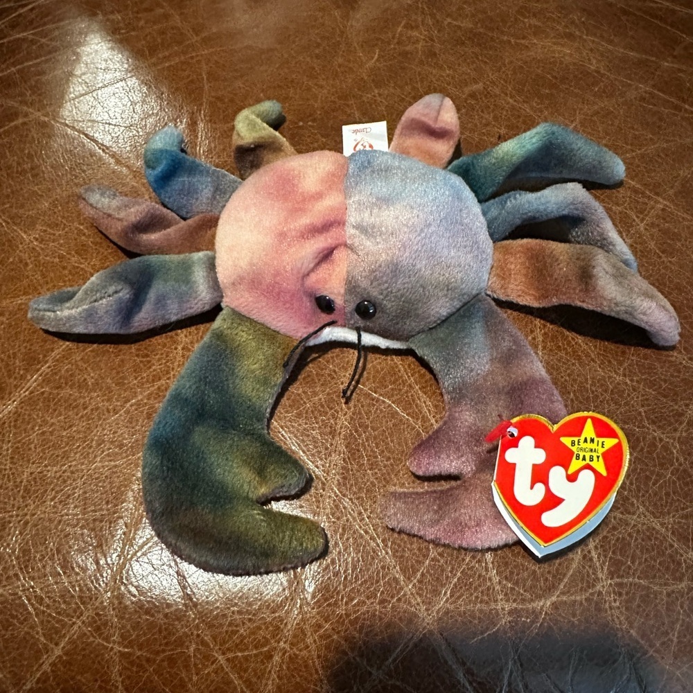 TY Beanie Baby Claude the Crab 1996 Excellent Condition
